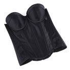 Kobine Women's Gothic Mesh Sheer Lace-up Overbust Corsets