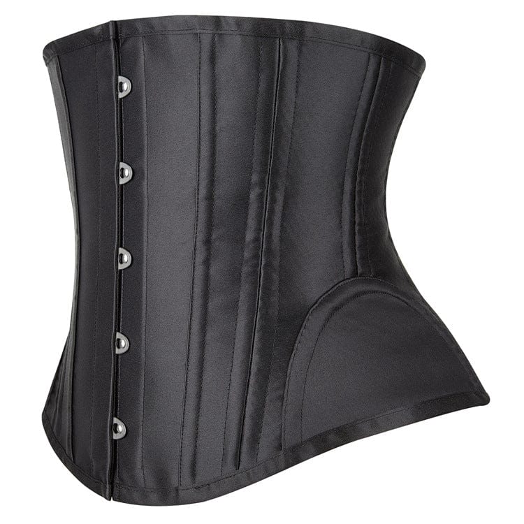 Kobine Women's Gothic Non-slip Faux Leather Overbust Corset