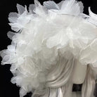 Kobine Women's Gothic Organza Floral Wide Brim Hat