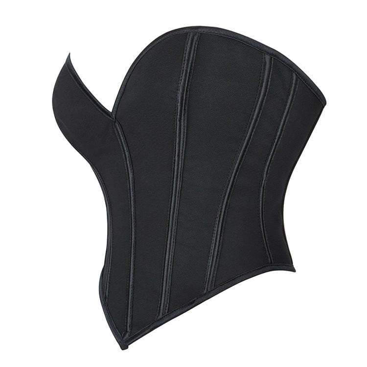 Corsetto overbust con lacci e scollatura profonda da donna Kobine