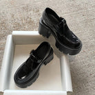 Kobine Women's Gothic Punk Cutout Platform Mary Jane Shoes