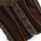 Kobine Women's Gothic Retro Lace-up Overbust Corset