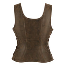 Kobine Women's Gothic Retro Lace-up Overbust Corset