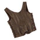 Kobine Women's Gothic Retro Lace-up Overbust Corset