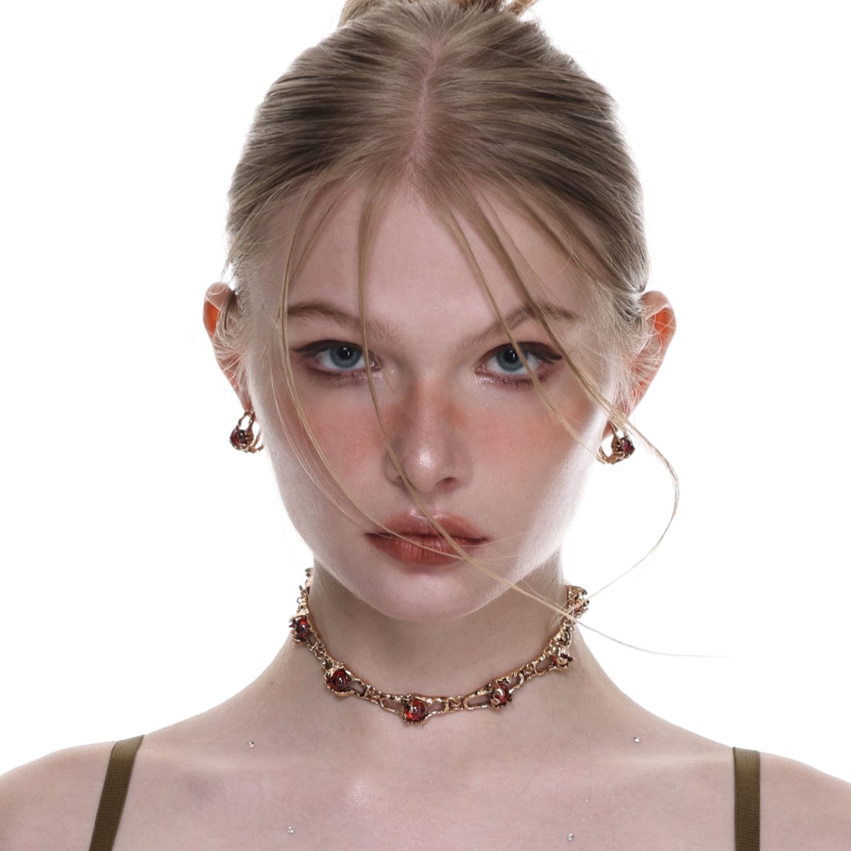 Kobine Women's Gothic Rhinestone Earrings