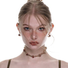 Kobine Women's Gothic Rhinestone Earrings