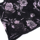 Kobine Women's Gothic Rose Printed Mesh Underbust Corset