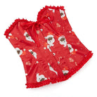 Kobine Women's Gothic Ruffled Christmas Lace-up Overbust Corset