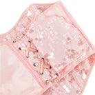 Kobine Damen Gothic Paillettenbesetztes Überbrustkorsett mit Schnürung