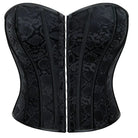 Kobine Women's Gothic Single-breasted Lace-up Overbust Corset