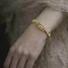 Kobine Women's Gothic Skeleton Chain Bracelet