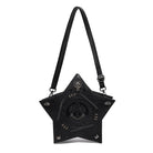 Kobine Women's Gothic Skull Rivet Chained Pentacle Bag