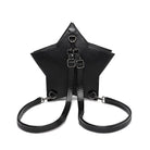 Kobine Women's Gothic Skull Rivet Chained Pentacle Bag