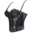 Kobine Women's Gothic Solid Color Lace Bustier