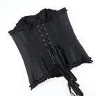 Kobine Women's Gothic Solid Color Trim Overbust Corset