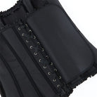 Kobine Women's Gothic Solid Color Trim Overbust Corset