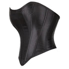 Kobine Damen Gothic Riemchenkorsett, einfarbig