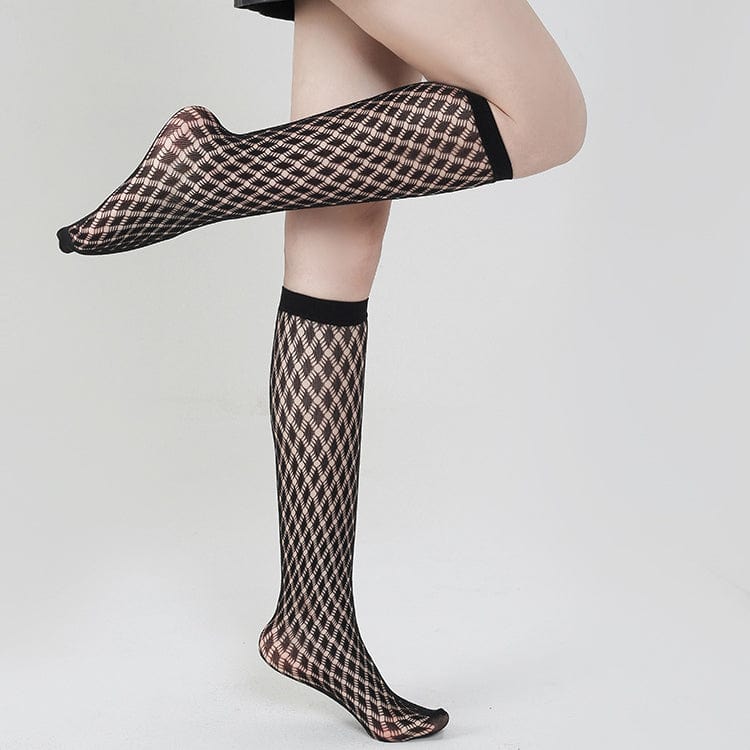 Kobine Women's Gothic Tight Fishnet Stockings