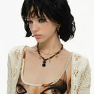 Kobine Women's Grunge Cat Earrings