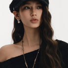 Kobine Women's Grunge Cat Earrings