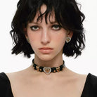 Kobine Women's Grunge Firework Heart Choker