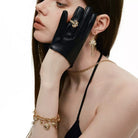 Kobine Women's Grunge Heart Key Lock Bracelet