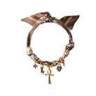 Kobine Women's Grunge Retro Cross Choker