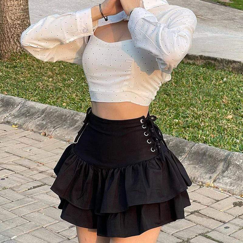 Sweet girl double layered skirt – Cutiekill