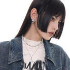 Kobine Women's Grunge Starfish Earrings