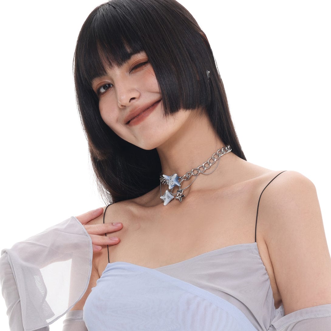 Kobine Women's Grunge Starfish Necklace