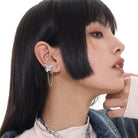 Kobine Women's Grunge Starfish Tassel Earrings