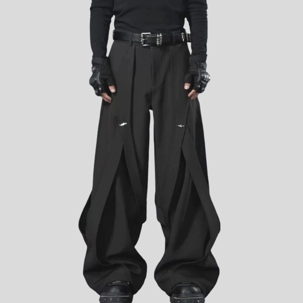Kobine Women's Grunge Strappy Loose Pants