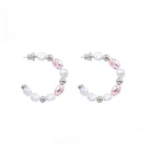 Kobine Women's Lolita Contrast Color Pearl Earrings