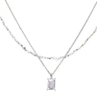 Kobine Women's Lolita Rectangle Layered Necklace