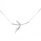 Kobine Women's Punk Bamboo Leaf Necklace