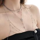 Kobine Damen-Halskette mit Punk-Perlen