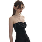 Kobine Damen-Halskette mit Punk-Perlen