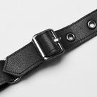 Kobine Women's Punk Buckle Faux Leather Body Harness