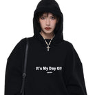 Kobine Damen Punk-Kreuz-Perlenkette