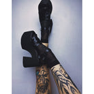 Kobine Women's Punk Cutout Buckle Platform Sandals
