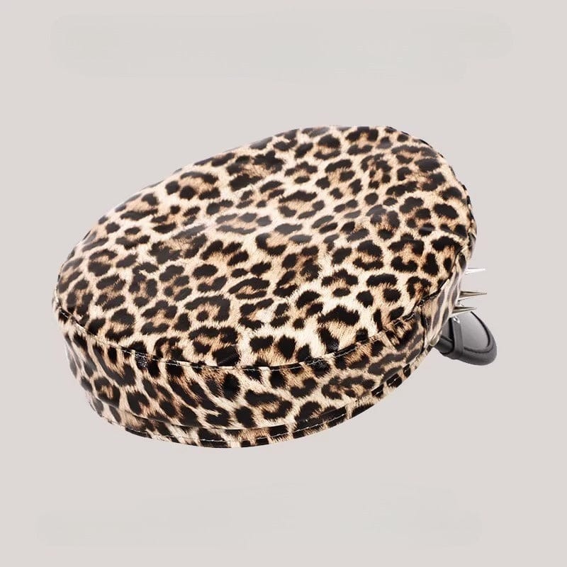 Kobine Women's Punk Eyelet Rivet Buckle Hat