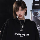 Kobine Damen-Halskette mit Punk-Graffiti-Kreuz