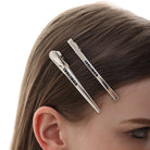 Kobine Damen-Haarspange mit Punk-Buchstaben-Aufdruck