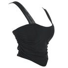 Kobine Women's Punk Mesh Suspender Overbust Corset