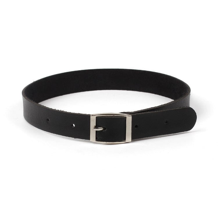 Kobine Women's Punk Ring Faux Leather Choker