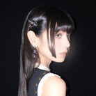 Kobine Women's Punk Rose Diamante Hair Clip