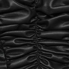 Kobine Damen Punk-Tanktop aus gerüschtem Kunstleder