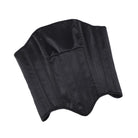 Kobine Women's Punk Solid Color Lace-up Overbust Corset