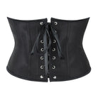 Kobine Women's Punk Solid Color Underbust Corset