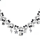 Kobine Women's Punk Star Beaded Necklace